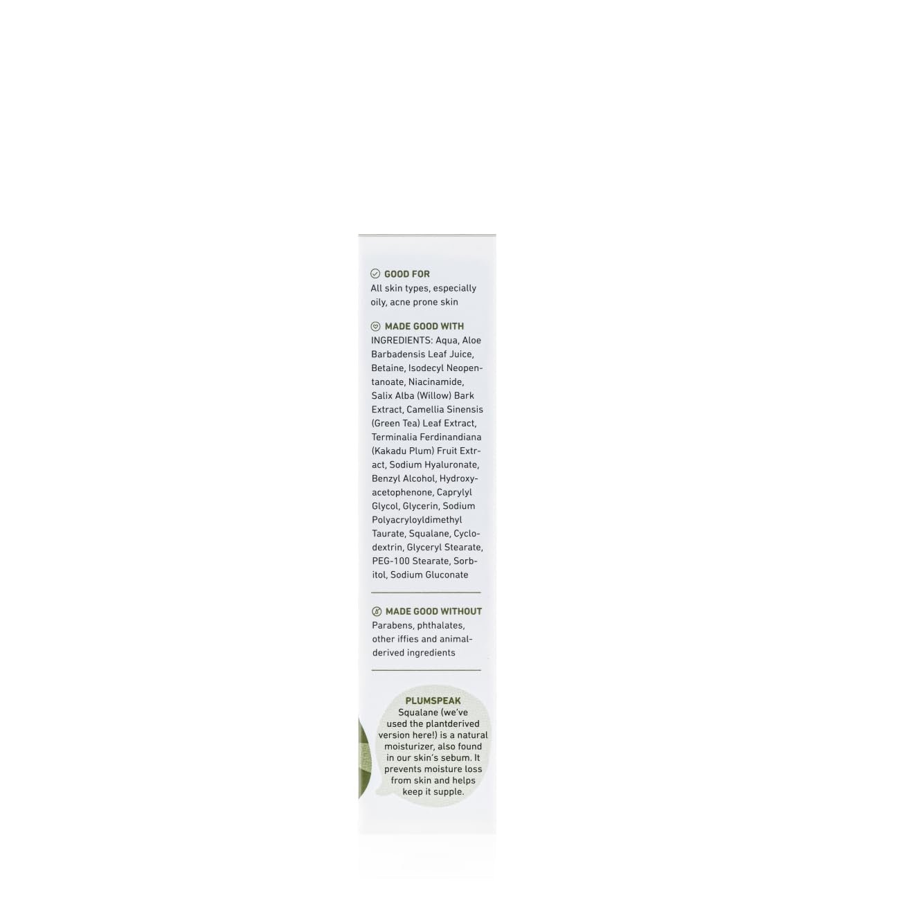 Plum Green Tea Oil-Free Moisturizer with Niacinamide 50ml
