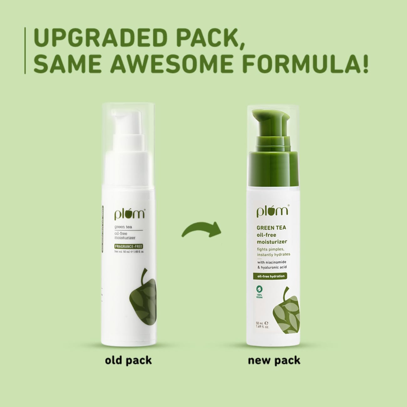 Plum Green Tea Oil-Free Moisturizer with Niacinamide 50ml