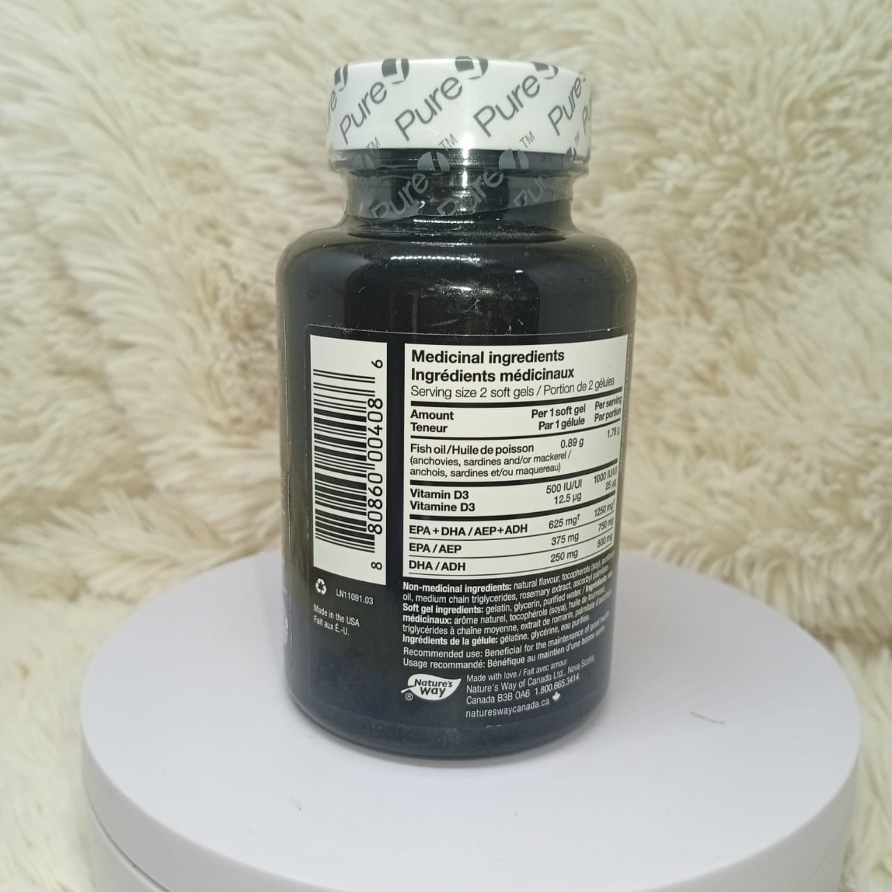 NOW Foods Omega-3 Molecularly Distilled Softgels