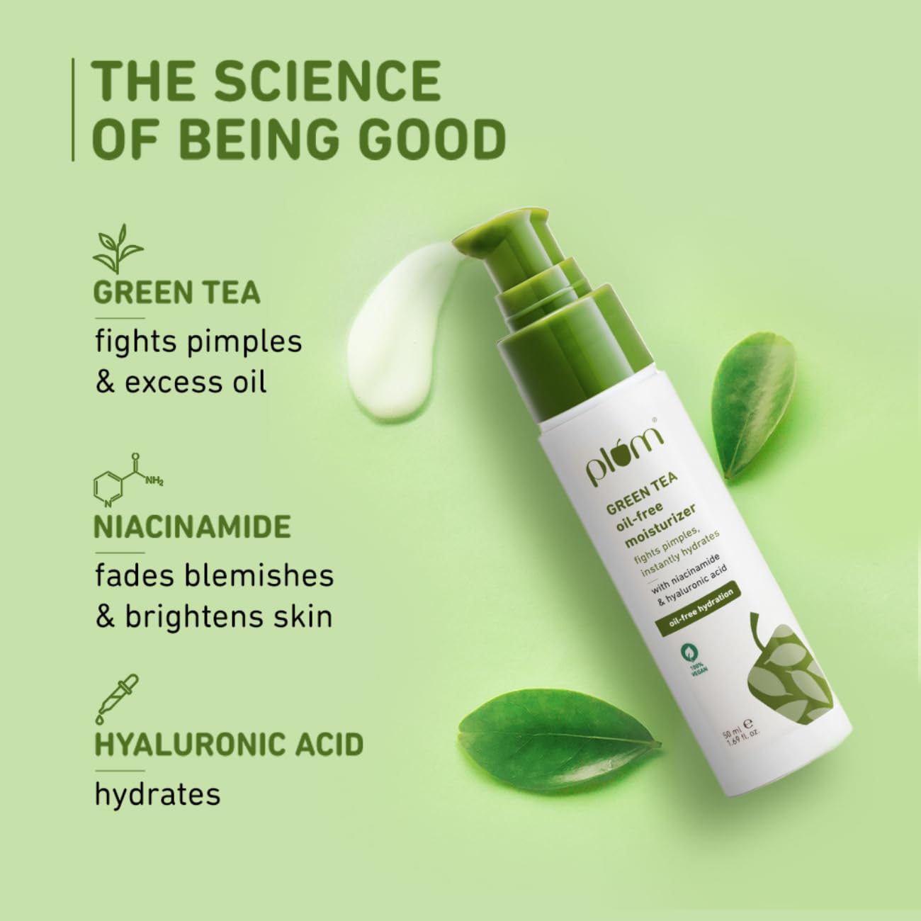 Plum Green Tea Oil-Free Moisturizer with Niacinamide 50ml