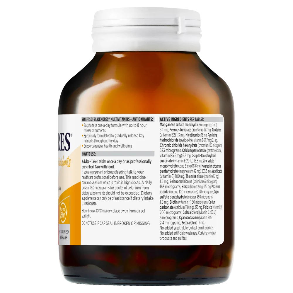 Blackmores Multivitamins + Antioxidants 180 Tablets