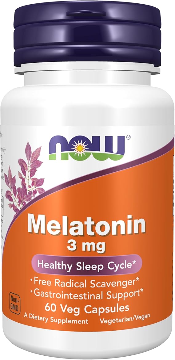 NOW Melatonin 3mg Veg Capsules