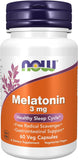 NOW Melatonin 3mg Veg Capsules