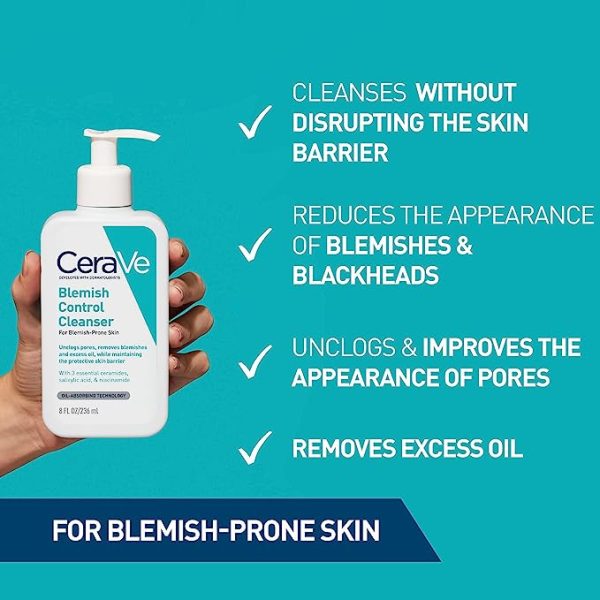 CeraVe Blemish Control Face Cleanser 236ml