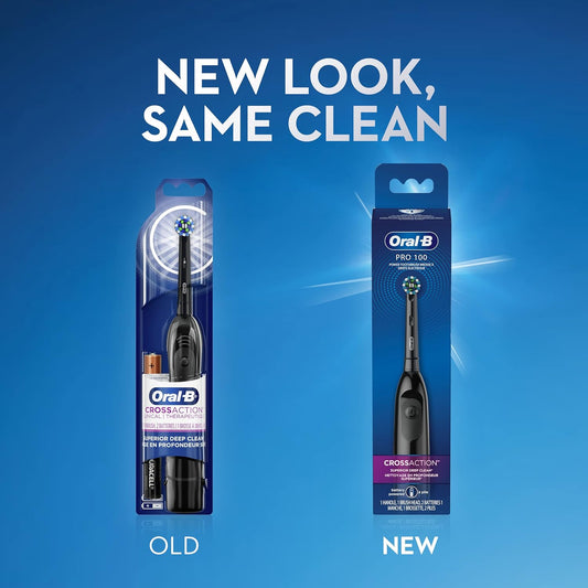 Oral-B Pro 100 CrossAction Battery Toothbrush – Black