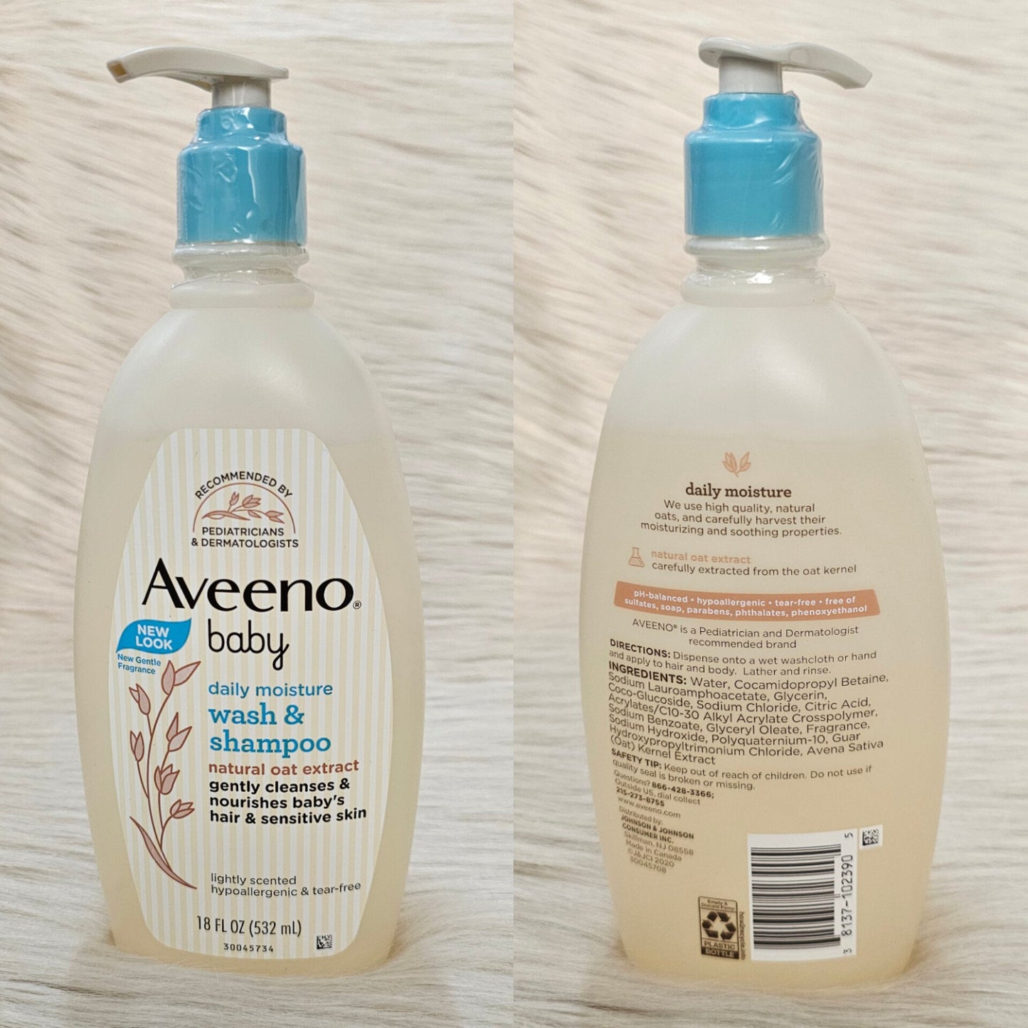 Aveeno Baby Daily Wash & Shampoo 532ml