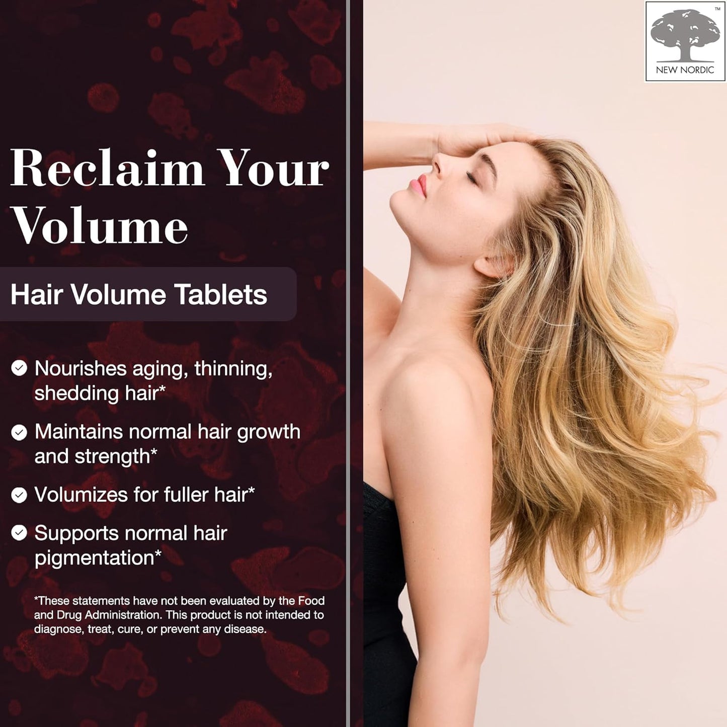 New Nordic Hair Volume Tablets (30 Count)