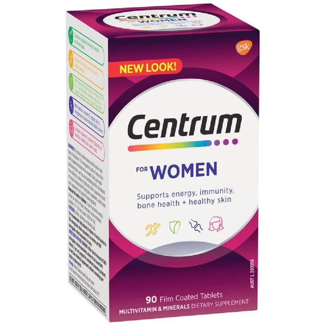 Centrum Women Multivitamin 90 Tablets