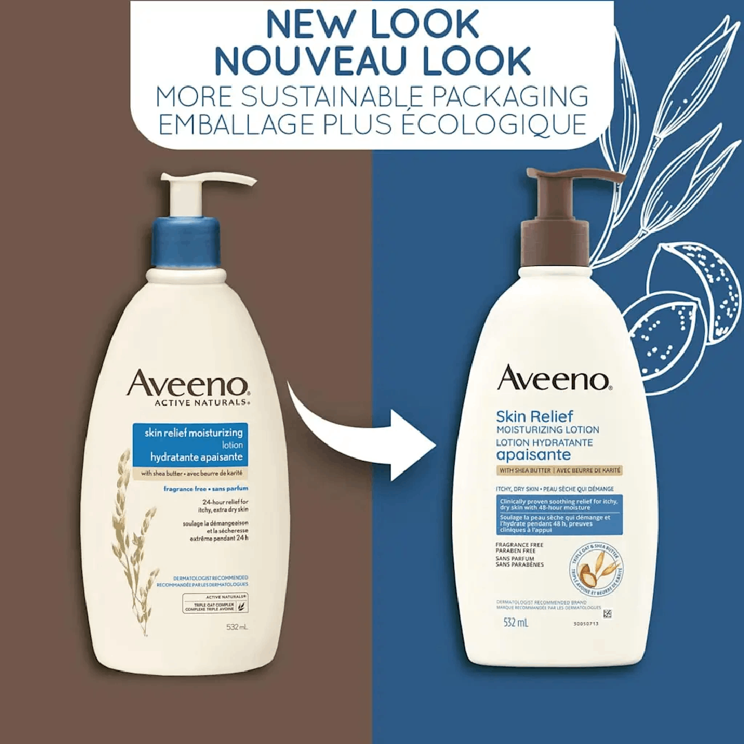 Aveeno Skin Relief Moisturizing Lotion - Shea Butter (354ml)