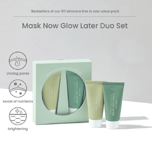 AXIS-Y Mask Now Glow Later Duo Set (30ml x 2)
