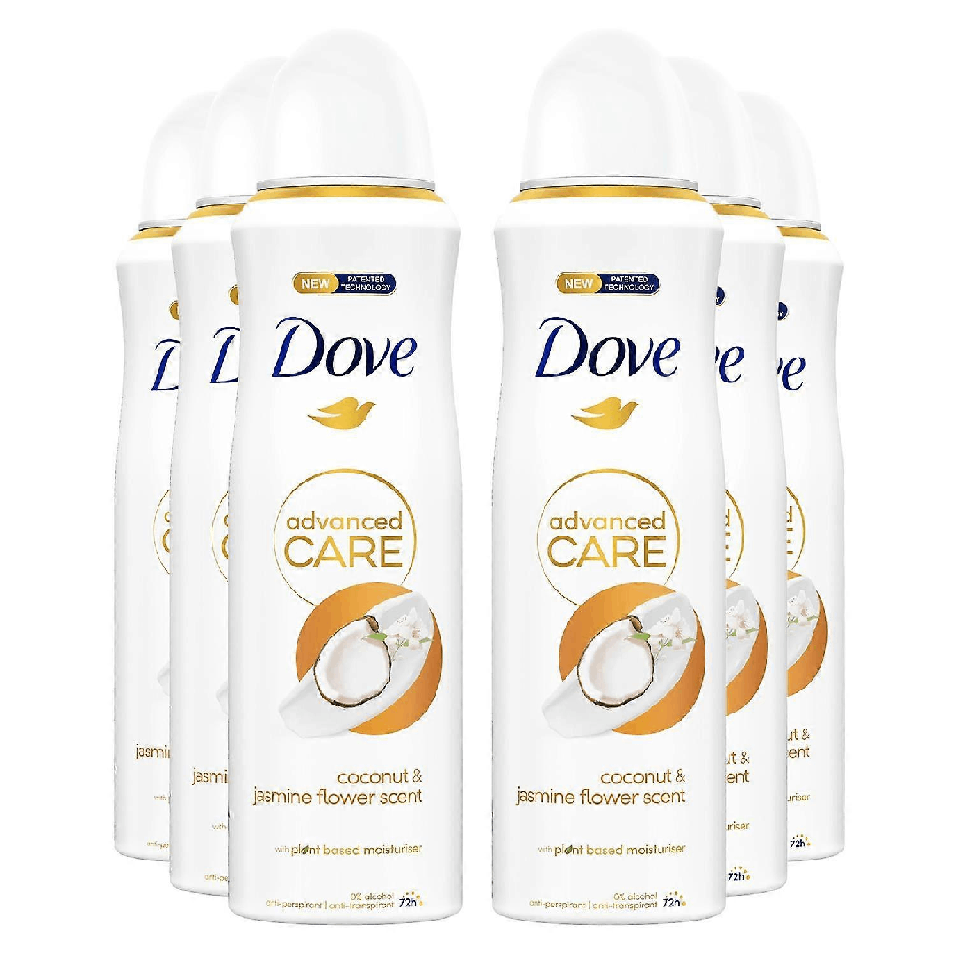 Dove Advanced Care Coconut & Jasmine 72H Anti-Perspirant Spray 200ml