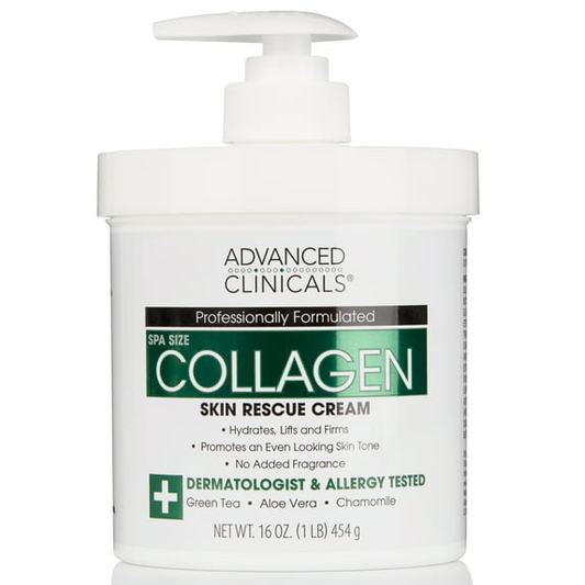 Advanced Clinicals Collagen Skin Rescue Lotion 454g