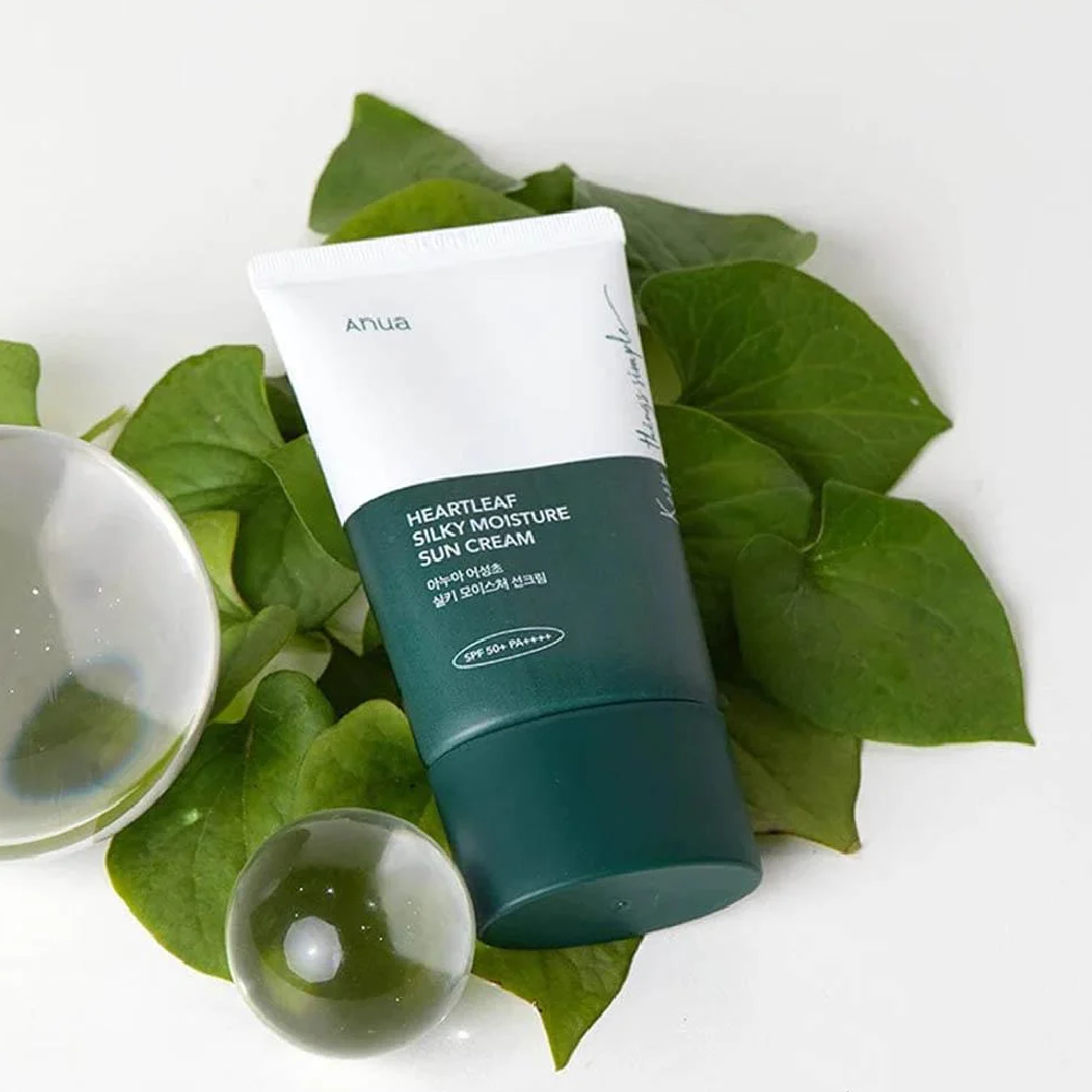 ANUA Heartleaf Silky Moisture Sun Cream SPF50+ PA++++ 50ml