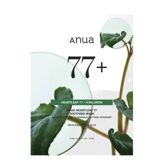 Anua Heartleaf 77% Soothing Sheet Mask (25ml x 10pcs)