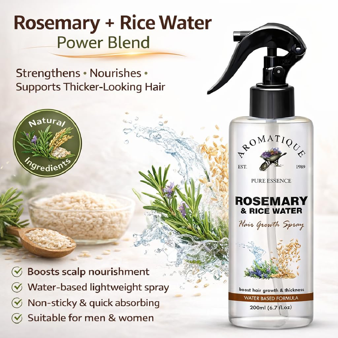 Aromatique Rosemary & Rice Water Hair Mist 200ml