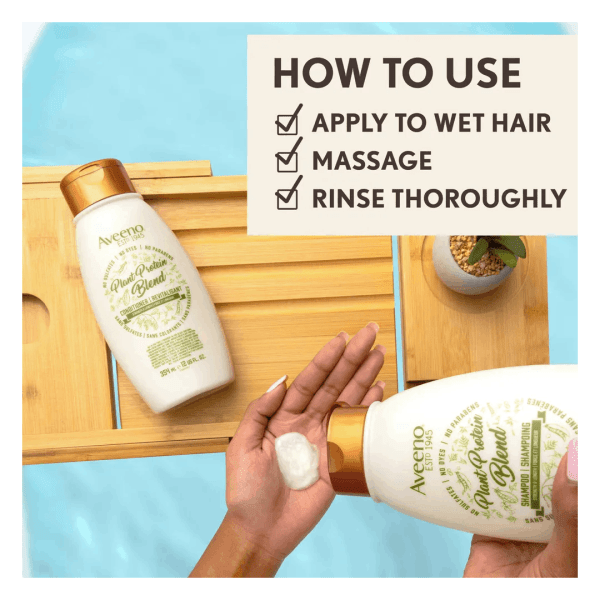 Aveeno Strength & Length Plant Protein Shampoo 354ml