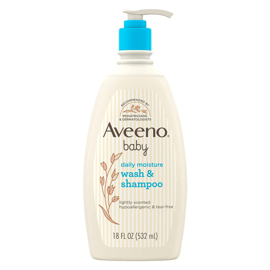 Aveeno Baby Wash &amp; Shampoo 532ml Gentle Daily Care