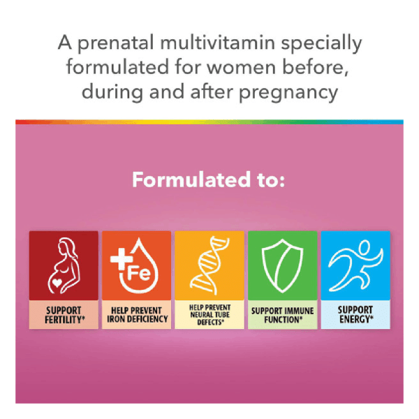 Centrum Prenatal Complete Multivitamin – 100 Tablets