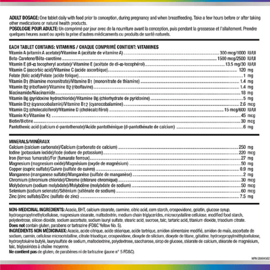 Centrum Prenatal Complete Multivitamin – 100 Tablets