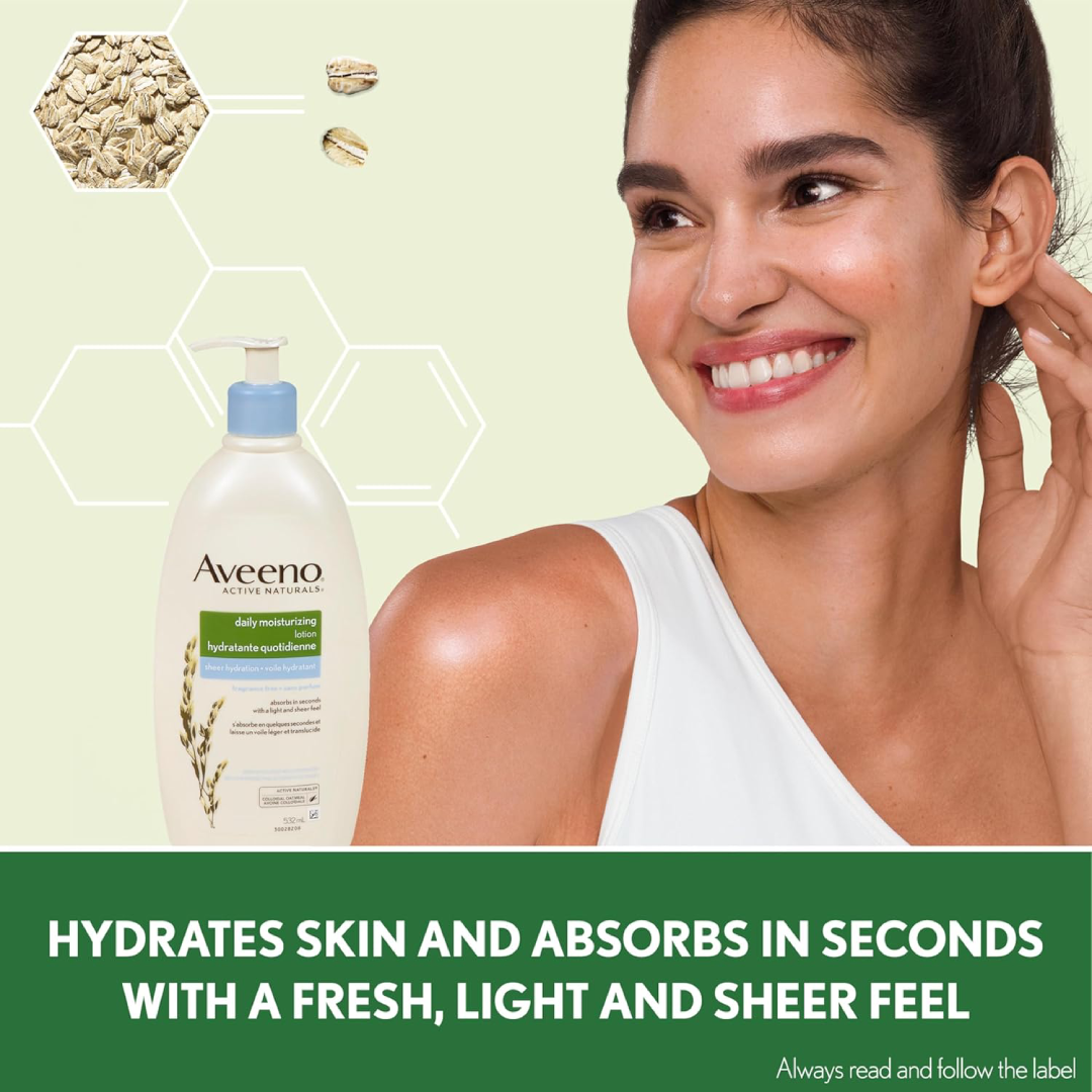 Aveeno Daily Moisturizing Lotion Sheer Hydration 532ml