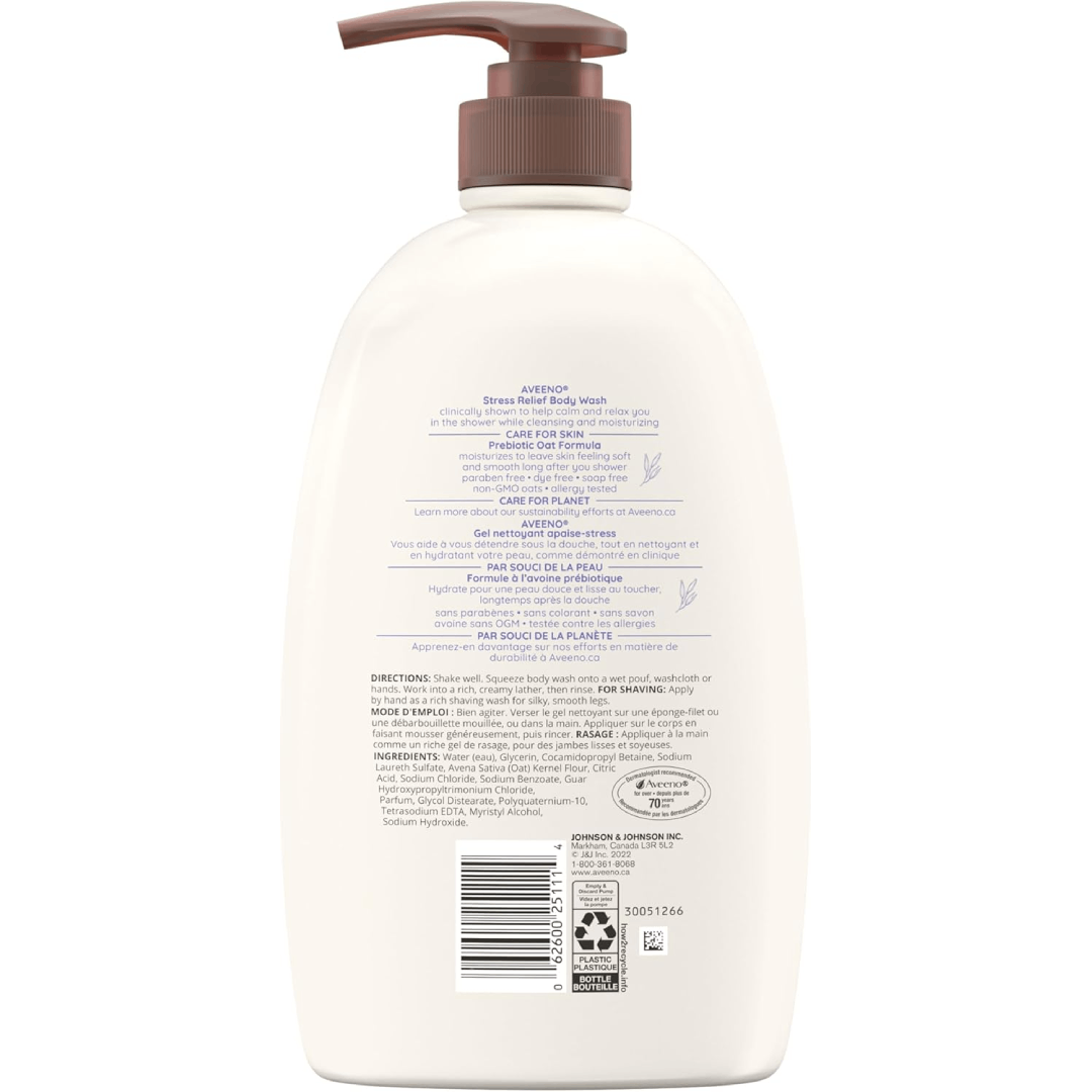 Aveeno Stress Relief Body Wash 975 ml