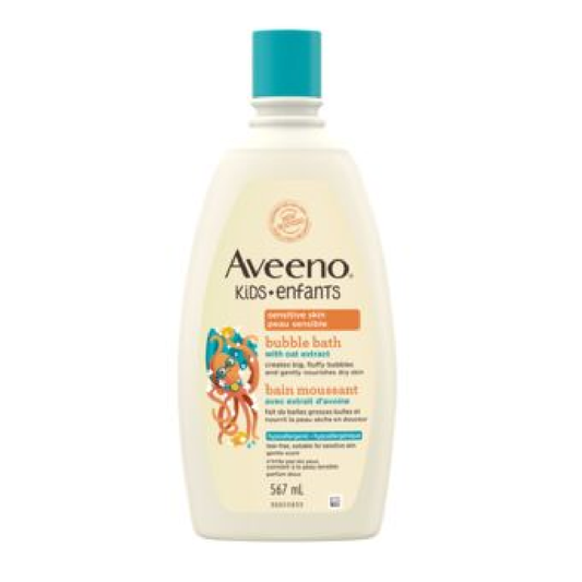 Aveeno Kids Sensitive Skin Bubble Bath 567ml