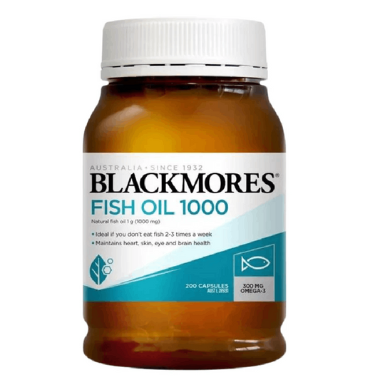 Blackmores Fish Oil 1000 Odourless – 200 Capsules