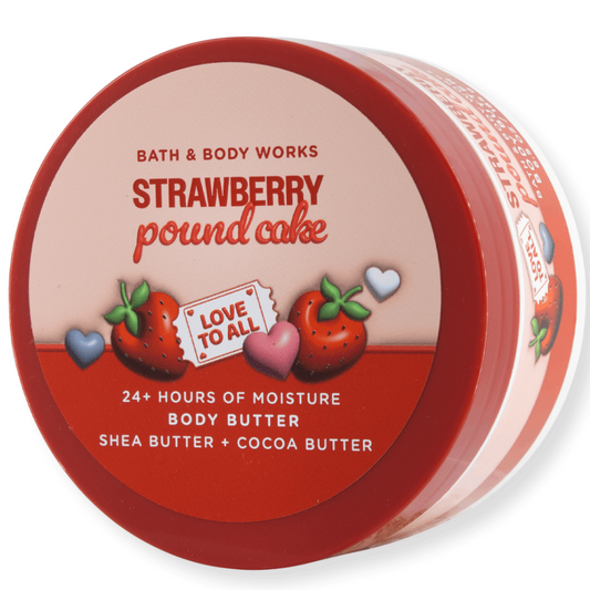 Bath & Body Works Strawberry Pound Cake Body Butter (185g)
