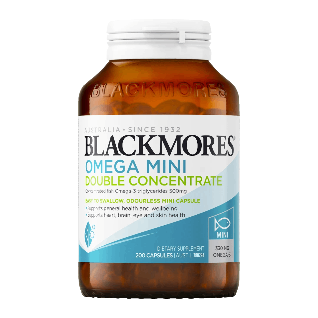 Blackmores Omega Mini Double Concentrate 200 Capsules