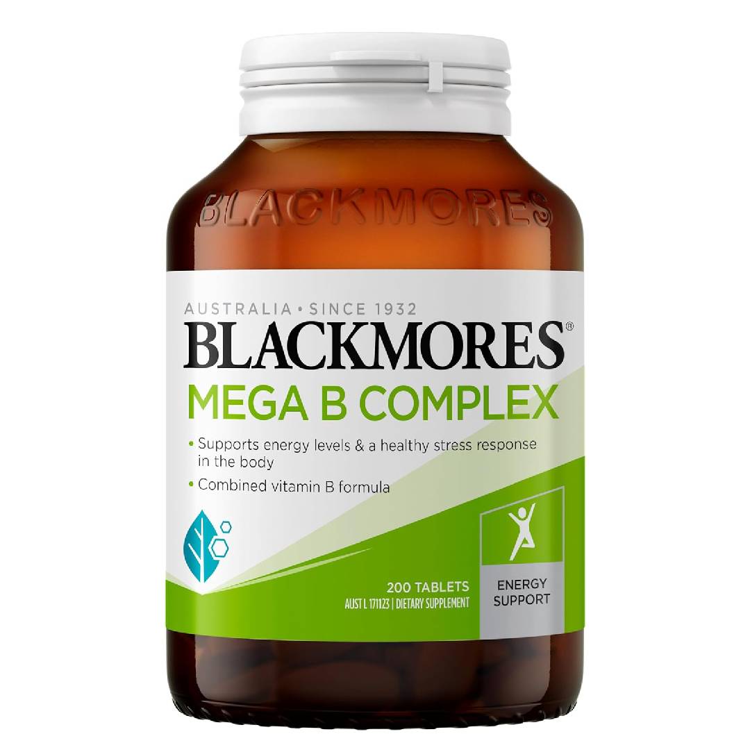 Blackmores Mega B Complex 200 Tablets