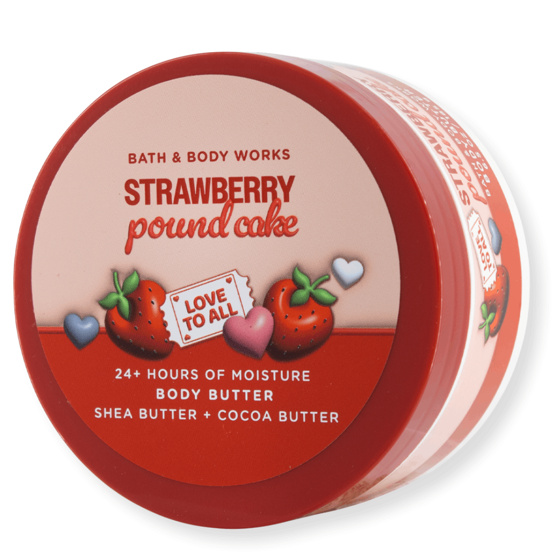 Bath & Body Works Strawberry Pound Cake Body Butter (185g)