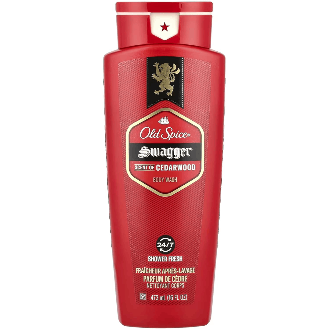 Old Spice Red Collection Body Wash for Men – Captain (473ml)