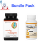 Bundle Pack Youtheory Marine Collagen (290 Tablets) & Ceylon Science Vitamin C (60 Capsules)