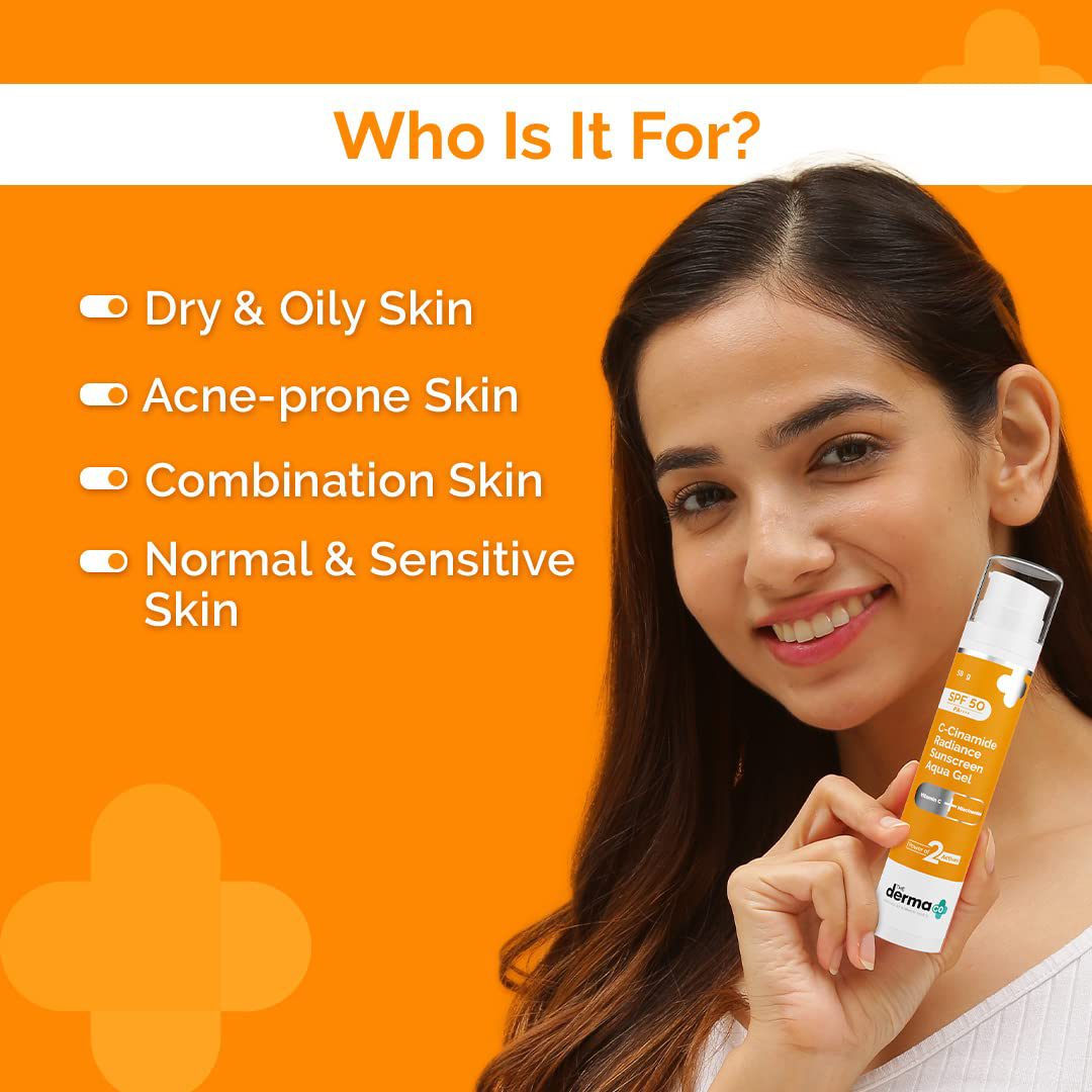 C-Cinamide SPF 50 Aqua Gel Sunscreen