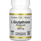 California Gold Nutrition L-Glutathione 500mg - 30 Veggie Capsules