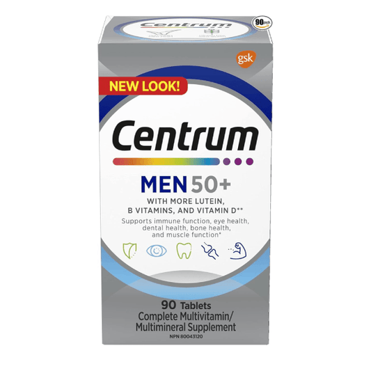 Centrum Men 50+ Multivitamins – 90 Tablets