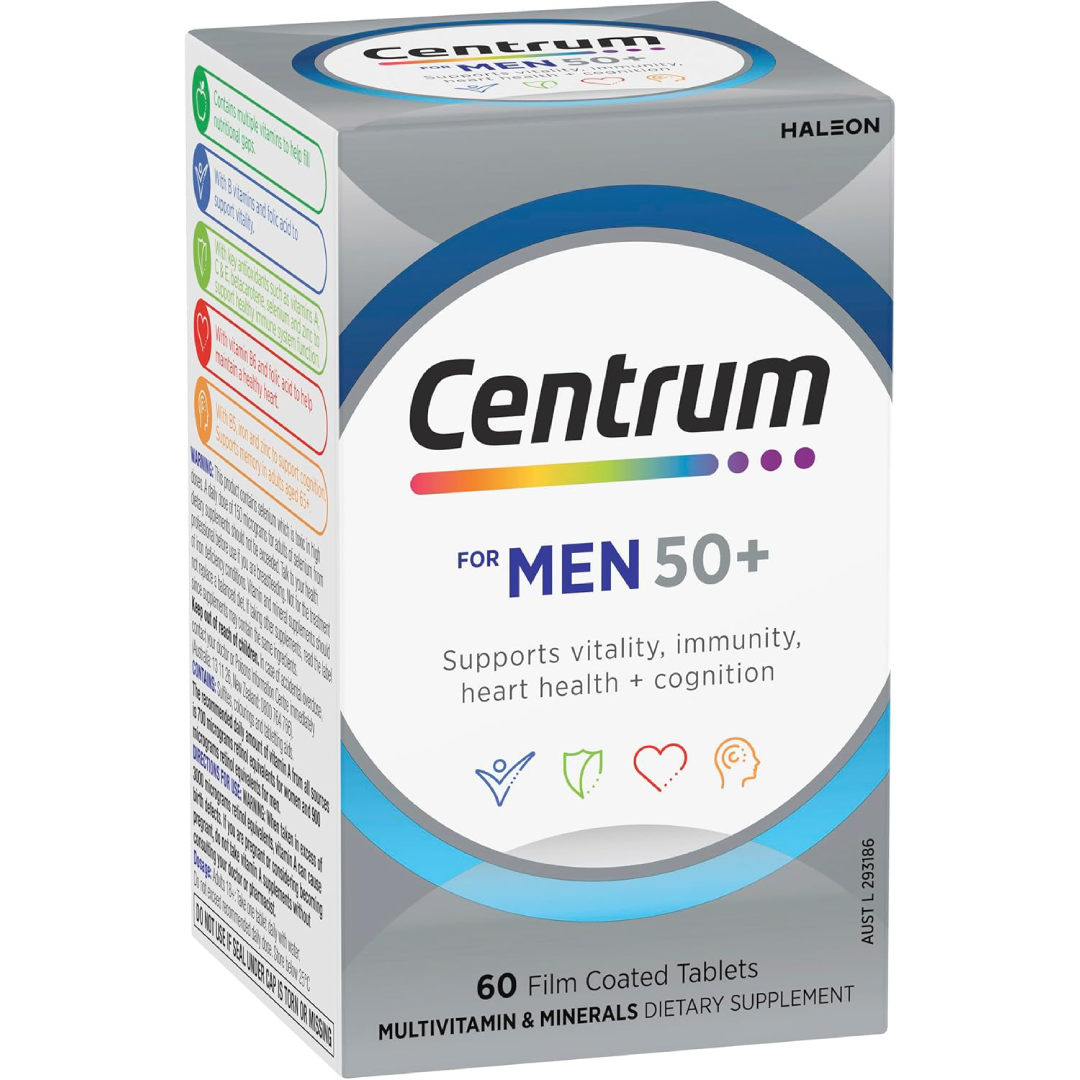 Centrum Men 50+ Multivitamin (60 Tablets)