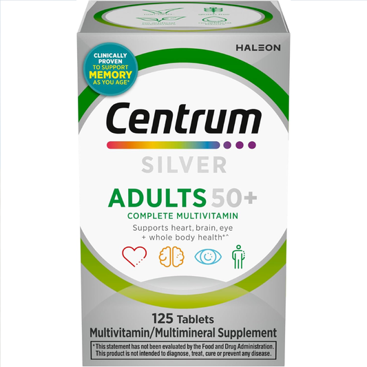 Centrum Silver 50+ Multivitamin (125 Tablets)