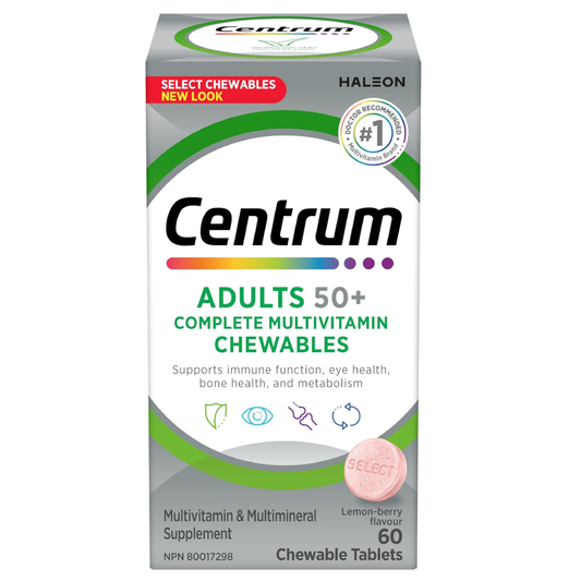 Centrum Select Essentials 50+ Chewable Multivitamins