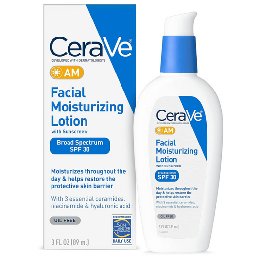 CeraVe AM Facial Moisturizing Lotion SPF 30 for Women & Men 89ml