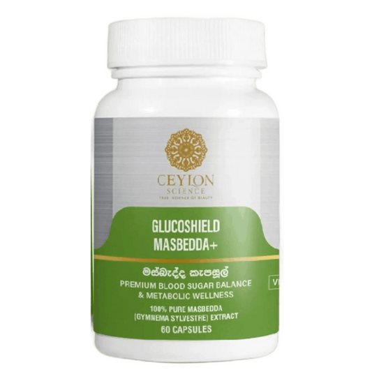 Ceylon Science GlucoShield Masbedda+ 60 Veg Capsules