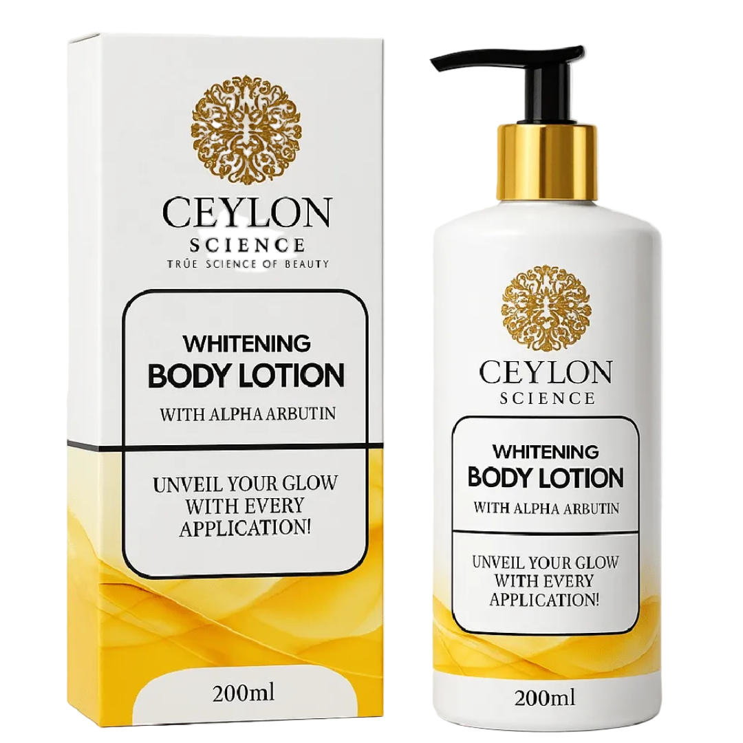 Ceylon Science Alpha Arbutin Whitening Body Lotion 200ml