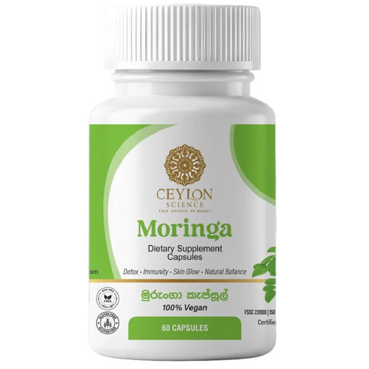 Ceylon Science Moringa 60 Veg Capsules