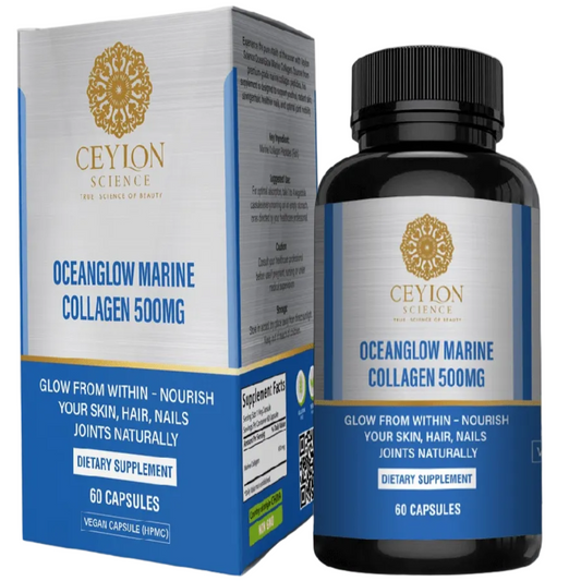 Ceylon Science OceanGlow Marine Collagen 500mg (60 Capsules)
