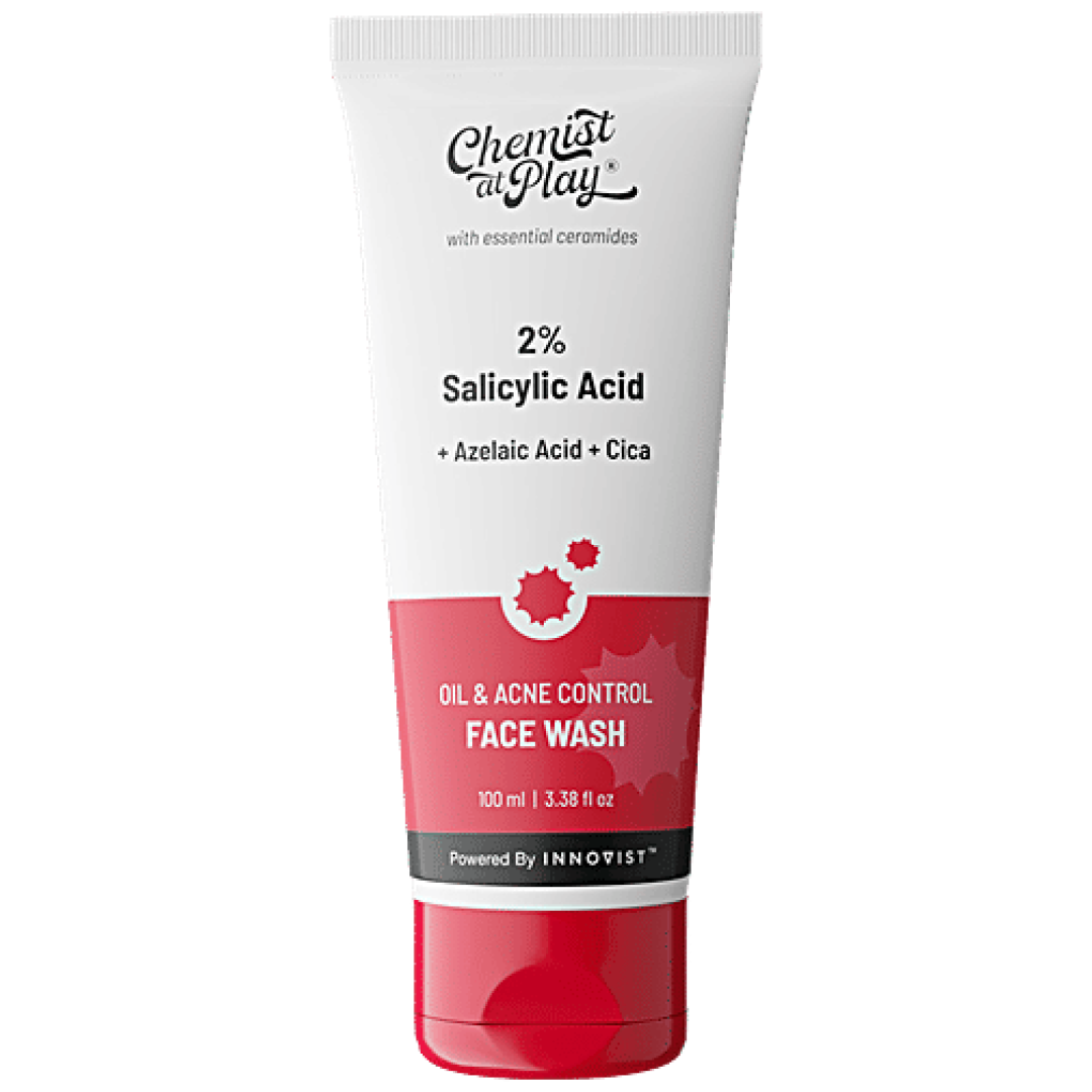 Chemist at Play Oil & Acne Control Face Wash (2% Salicylic Acid) – 100ml