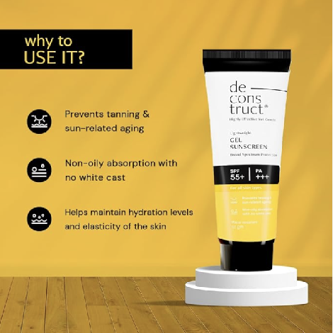 Deconstruct Gel Sunscreen SPF 55+ PA+++ 50g