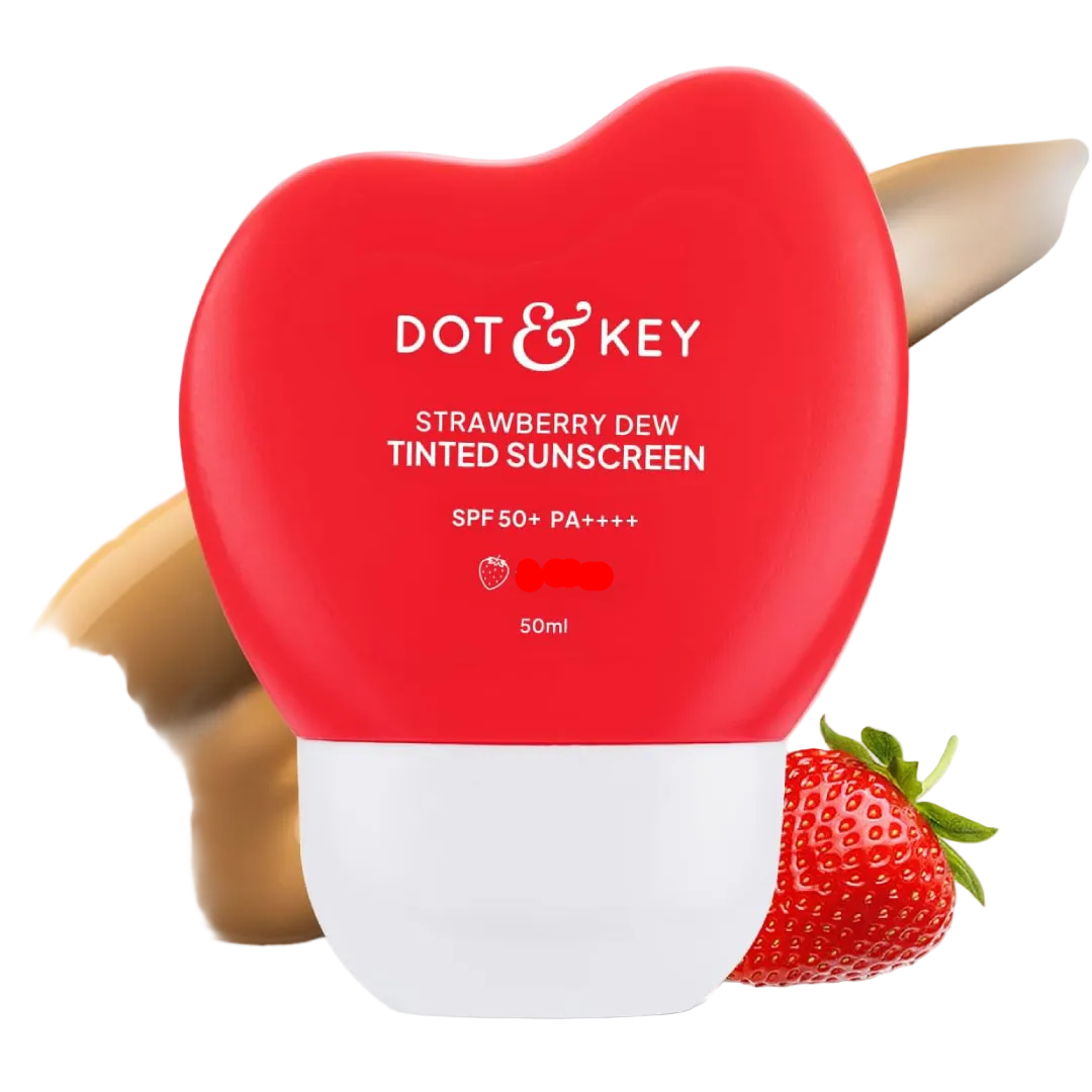 Dot & Key Strawberry Dew Tinted Sunscreen SPF 50 PA++++ 50ml (00 Peony)
