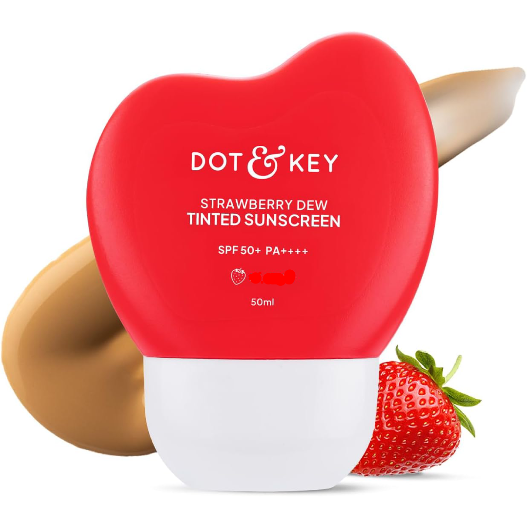 Dot & Key Strawberry Dew Tinted Sunscreen SPF 50+ PA++++ 50ml (01 Porcelain)