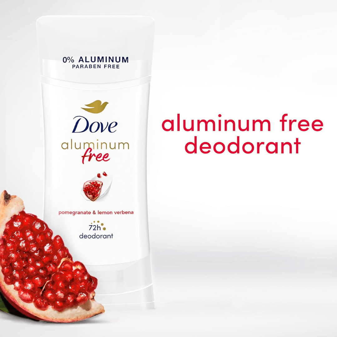Dove 0% Aluminum Pomegranate & Lemon Verbena Deodorant Stick