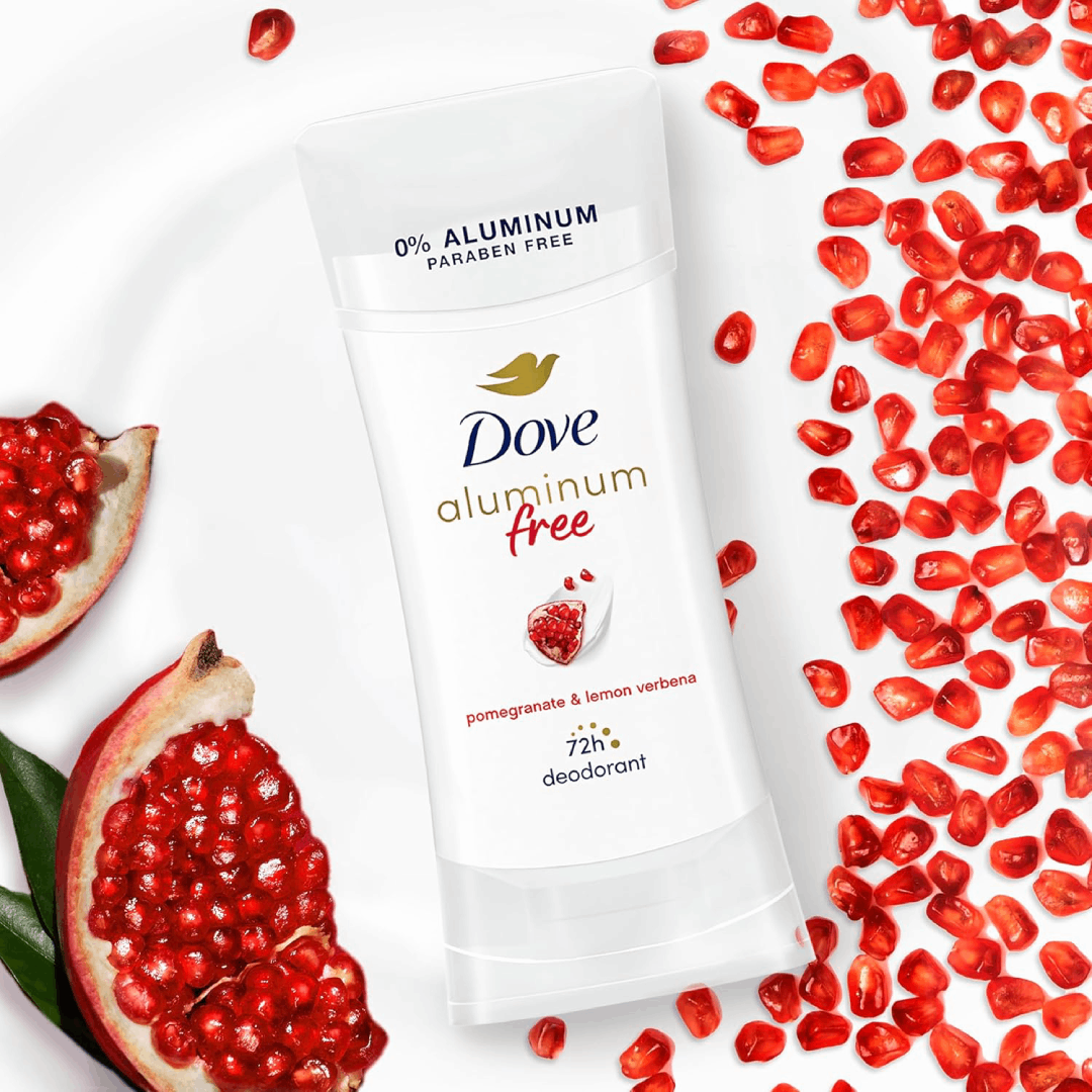 Dove 0% Aluminum Pomegranate & Lemon Verbena Deodorant Stick